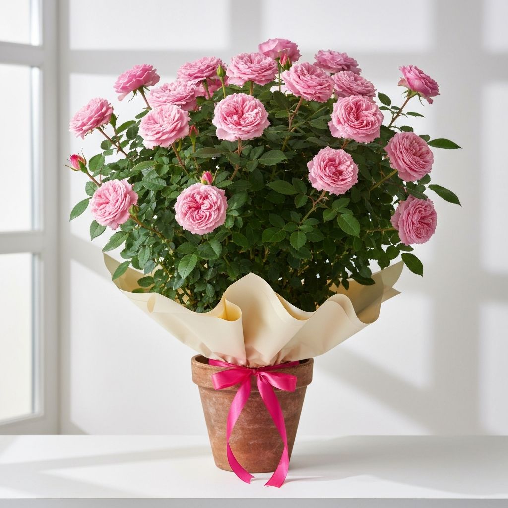 David Austin Rose Bush - Gift Wrapped