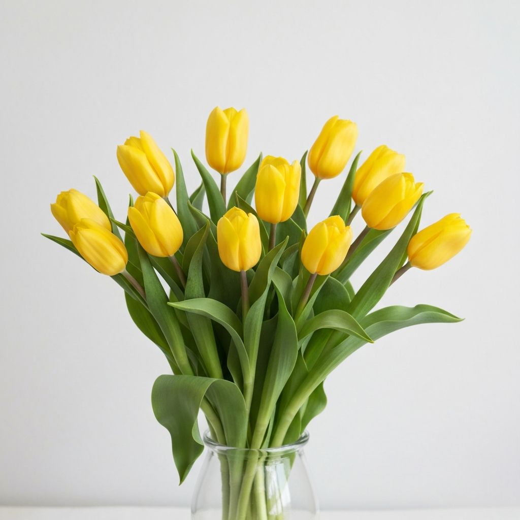 Yellow Tulip Bouquet - Fresh Cut